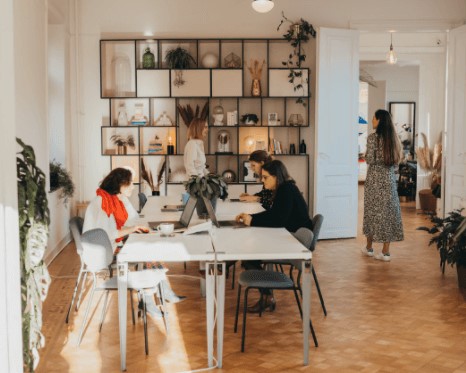 image intérieur coworking womade
