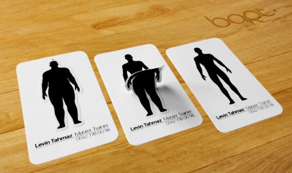 fitness trainer business card